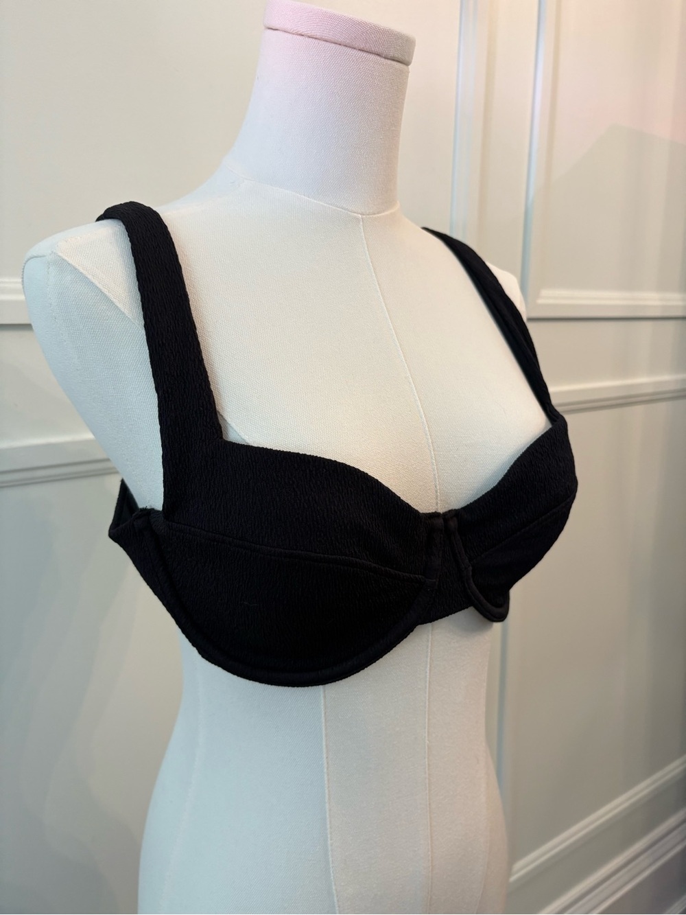 NWT Simons Black Bikini Top